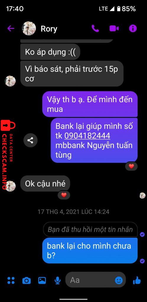 Preuves contre NGUYEN VIET THAI