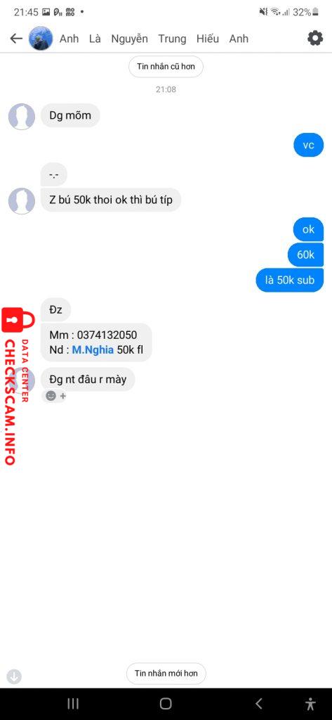 Αποδεικτικά στοιχεία κατά Hiếu Xin Lỗi