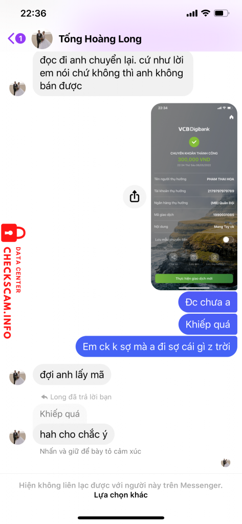 Αποδεικτικά στοιχεία κατά Pham Thai Hoa