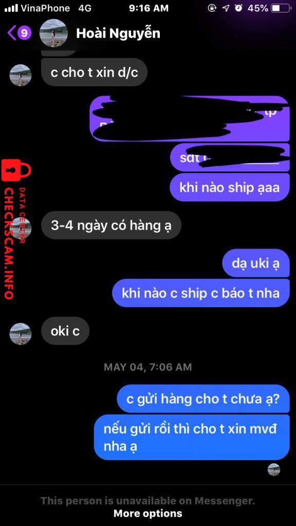 Доказательства против TRAN DANG KHANH