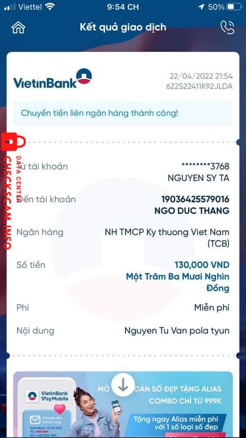 Bukti melawan NGO DUC THANG