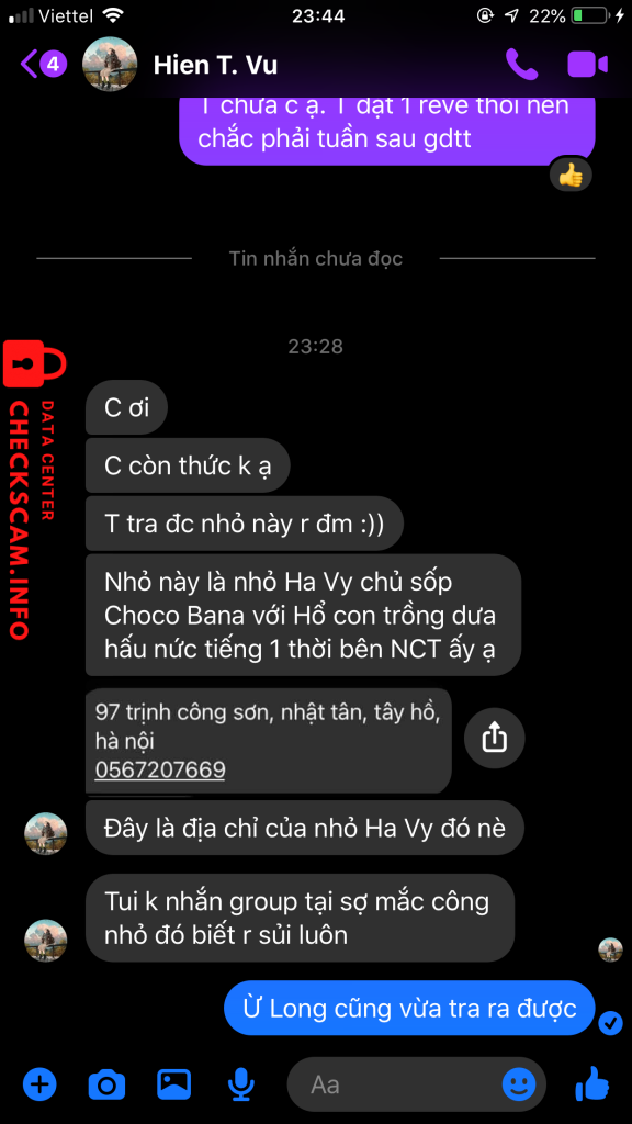 Preuves contre Nguyễn Thị Cần