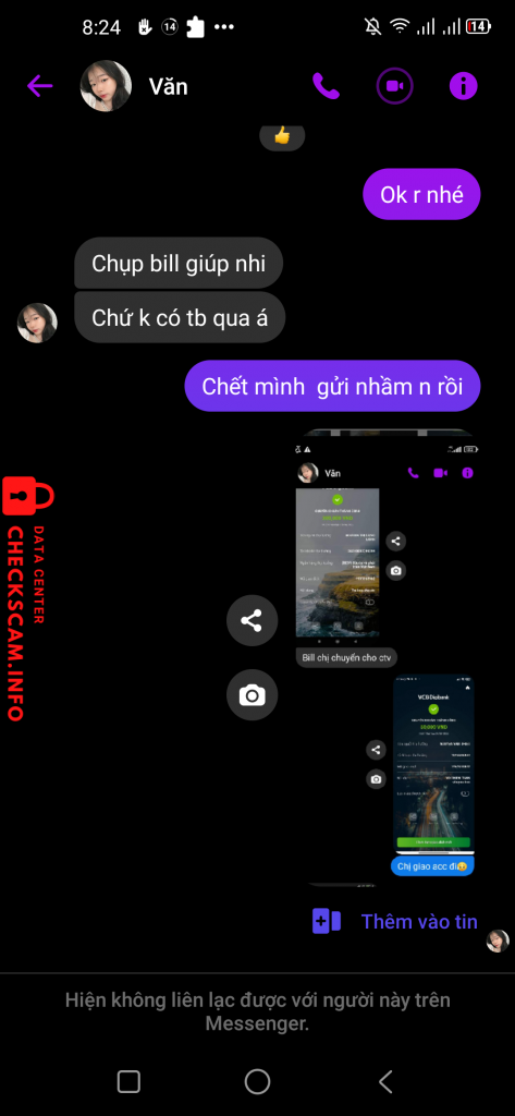 Preuves contre NGUYEN VAN THIET