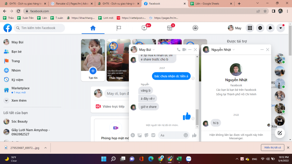 Preuves contre NGUYEN VIET NHAT