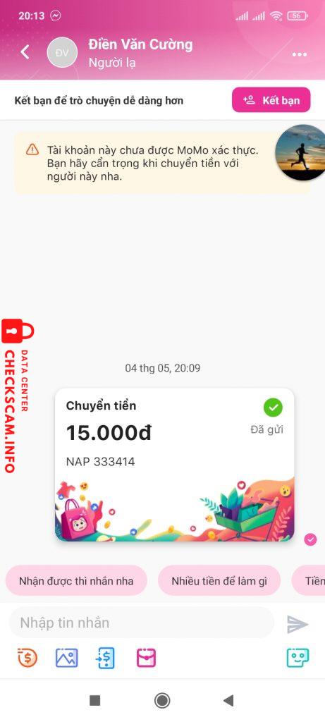 Preuves contre Điền văn cường