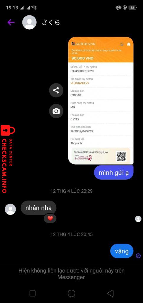 Preuves contre Vu Khanh Vy