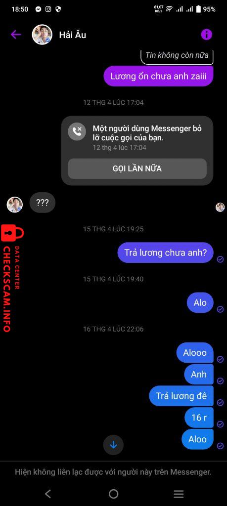 Preuves contre HUỲNH HẢI ÂU