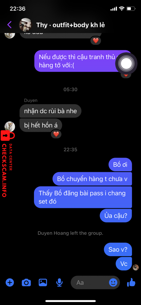 Preuves contre Chau hong phuc