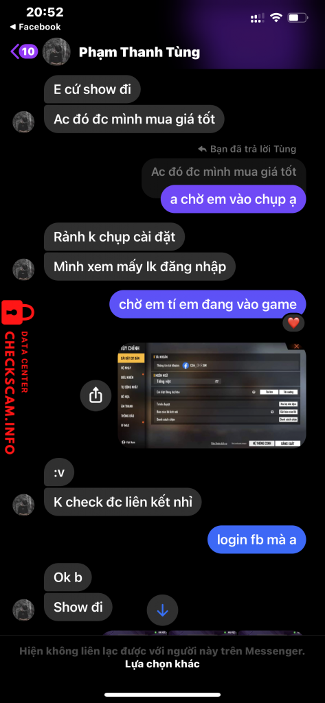 Preuves contre Phạm Thanh Tùng