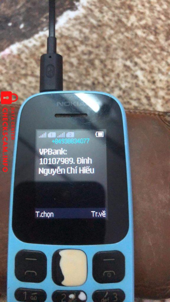 Αποδεικτικά στοιχεία κατά Dinh Nguyen Chi Hieu