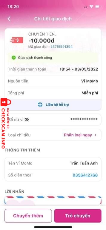 Preuves contre Trần tuấn anh