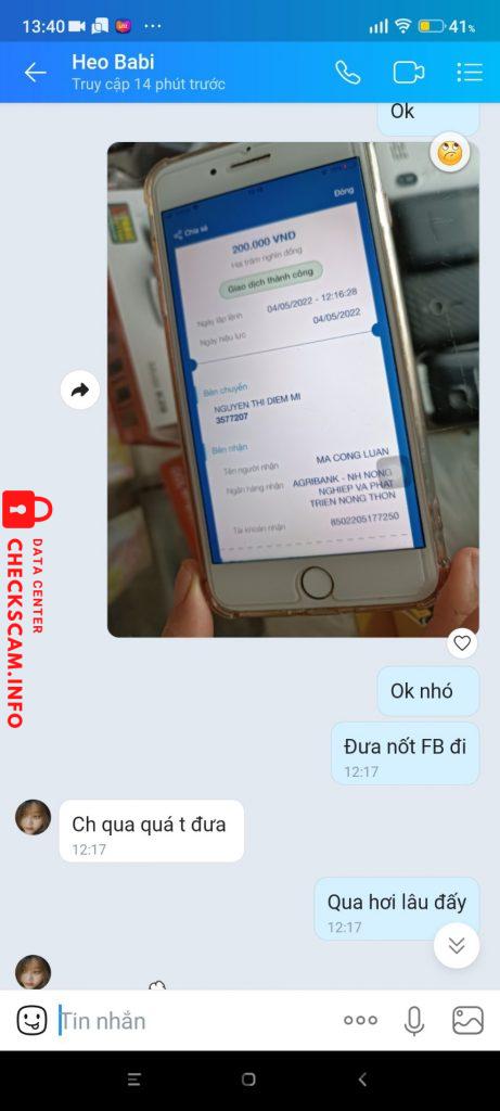 Preuves contre Ma Công Luân