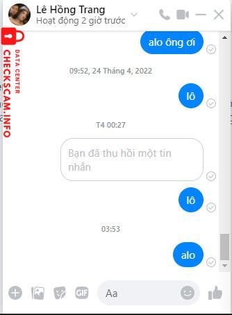 Bằng chứng chống lại TRAN KHANH HUAN