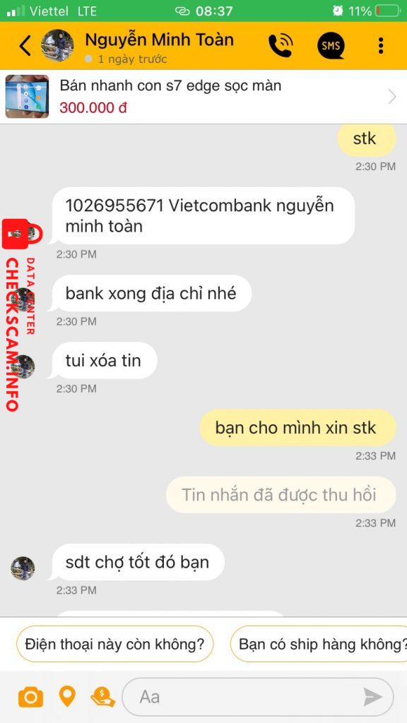 Preuves contre NGUYEN VAN TOAN