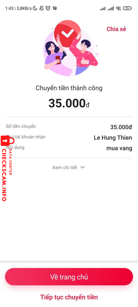 Preuves contre LE HUNG THIEN