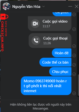 Preuves contre Nguyễn Văn Hoà