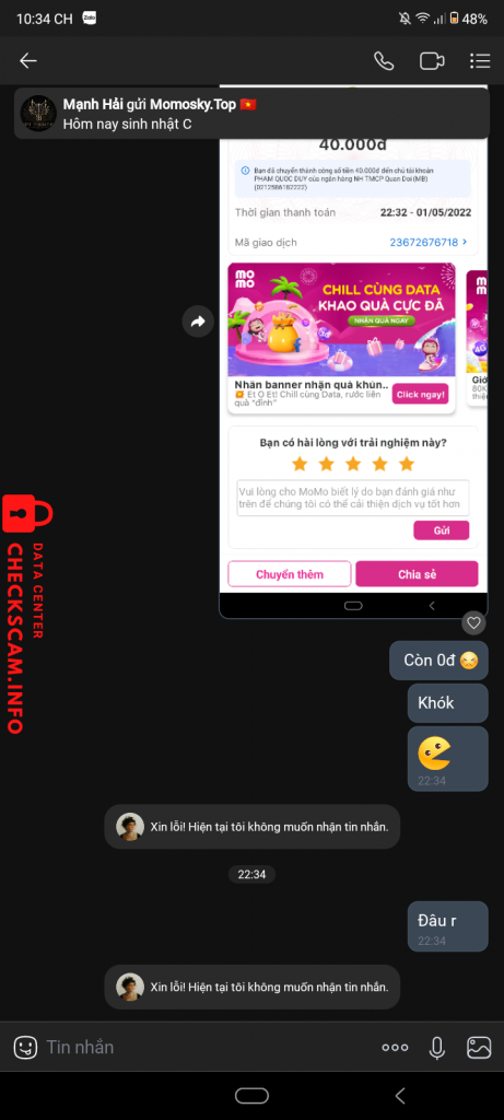 Preuves contre Phạm Quốc Duy