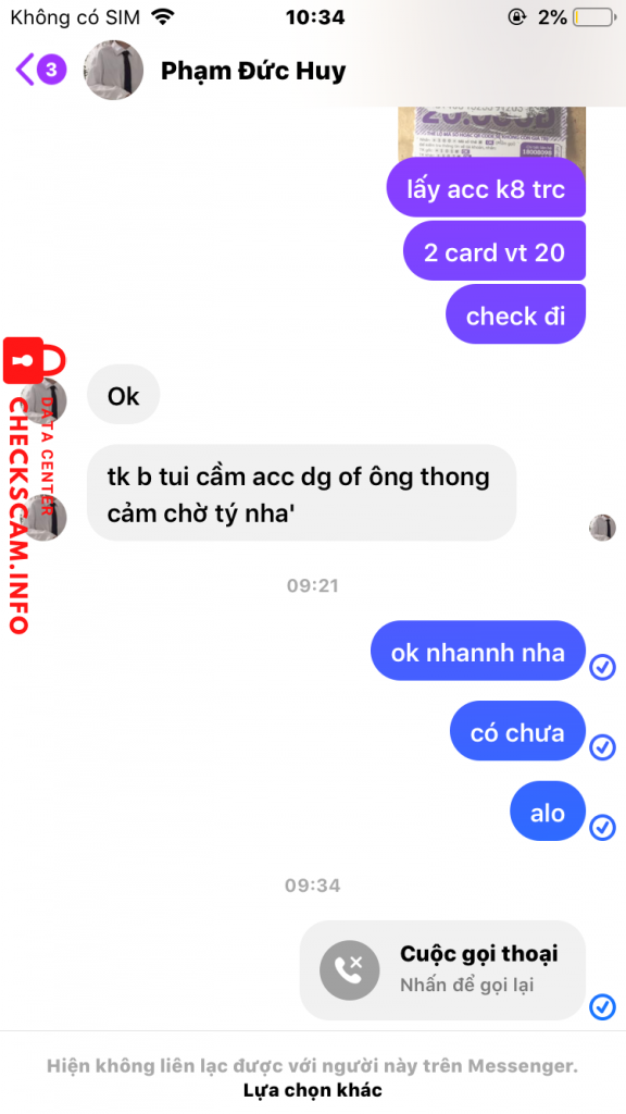 Preuves contre Phạm Đức Huy