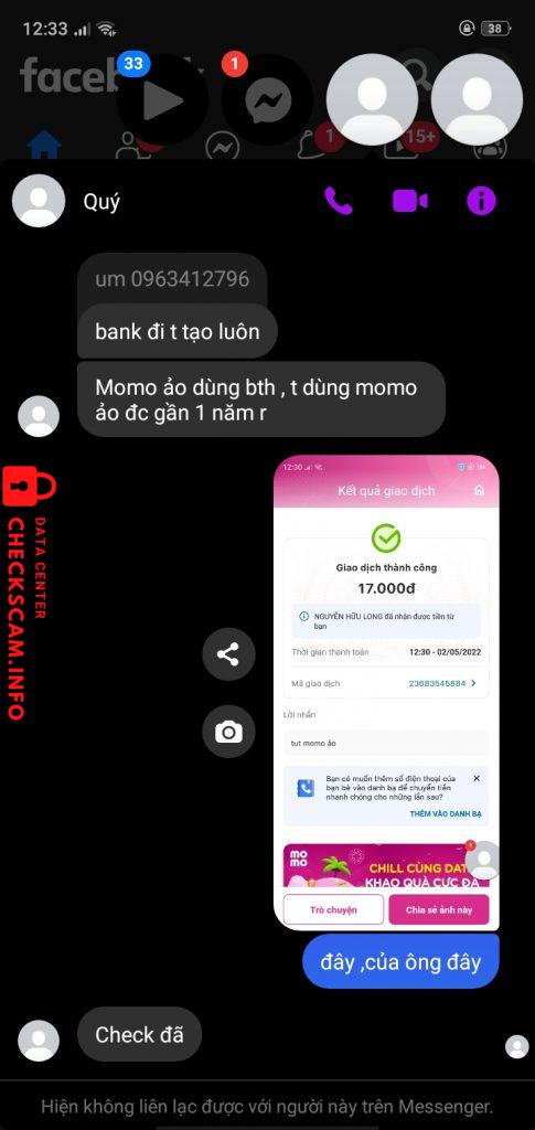 Preuves contre Nguyễn Hữu Long