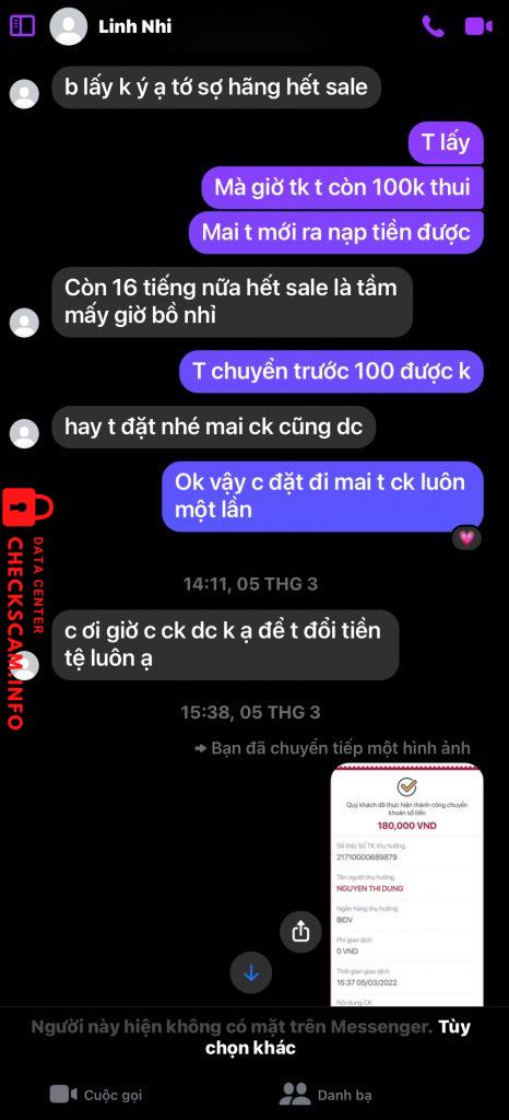 Bằng chứng chống lại Nguyen Thi Dung