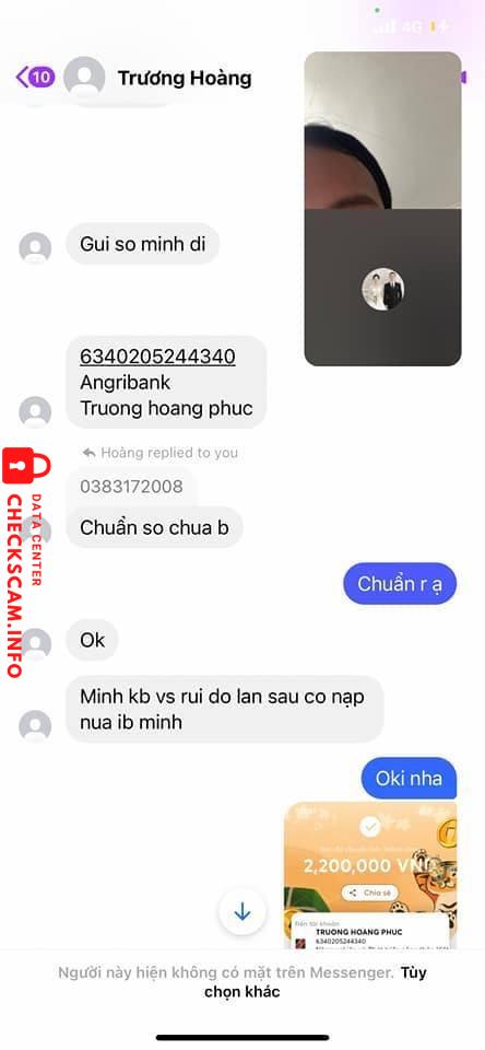 Bằng chứng chống lại Trương Hoàng Phúc