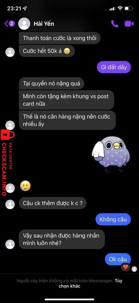 Bằng chứng chống lại VU THI HUYEN