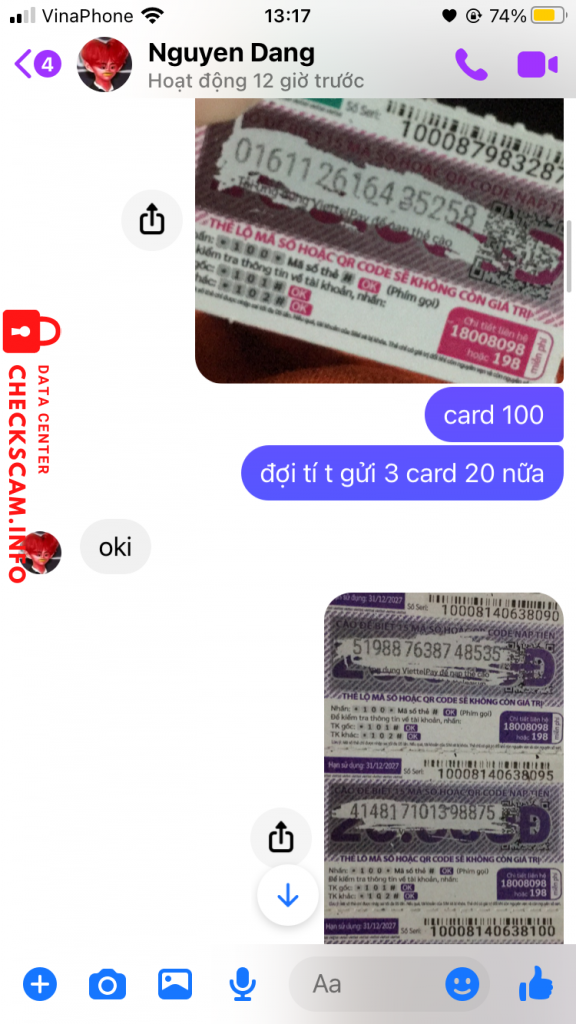 Bằng chứng chống lại Nguyen Minh Sang