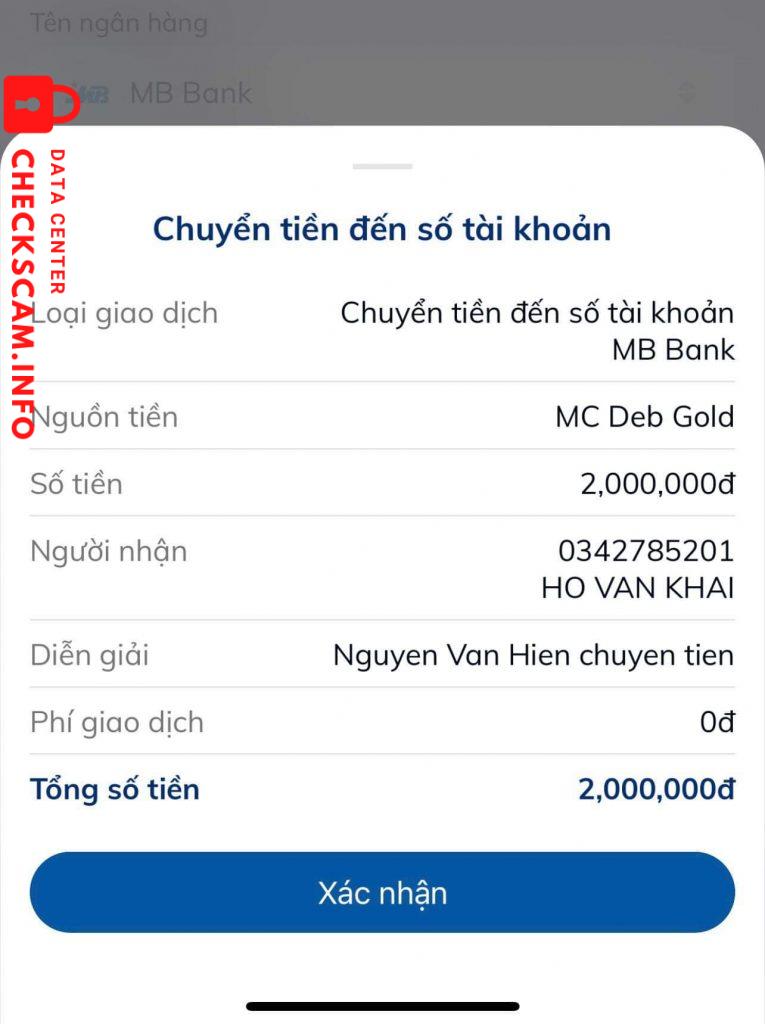 Bằng chứng chống lại Hồ Văn Khải