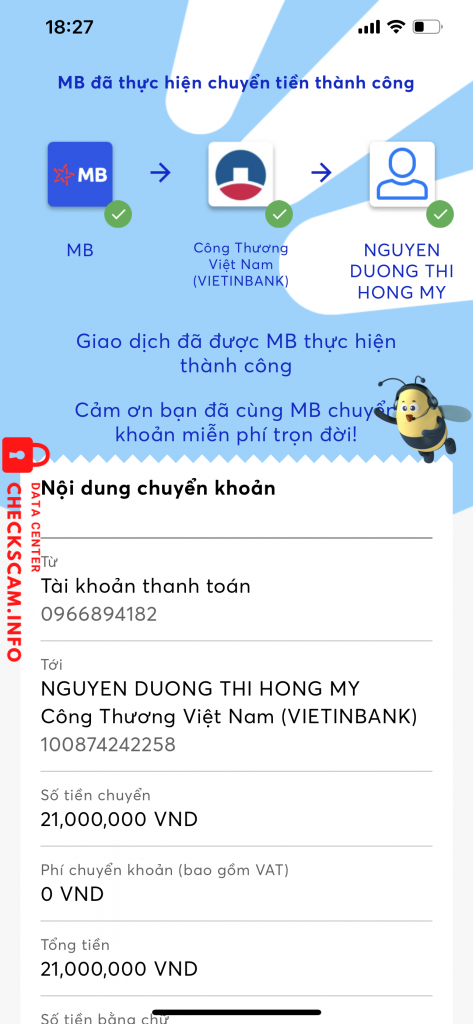Bằng chứng chống lại Nguyễn dương thị hồng mỹ
