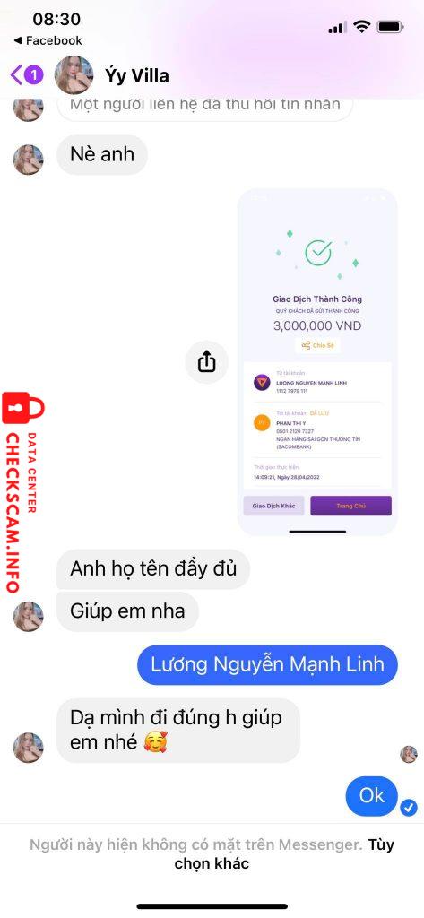 Bằng chứng chống lại Phạm Thị Y