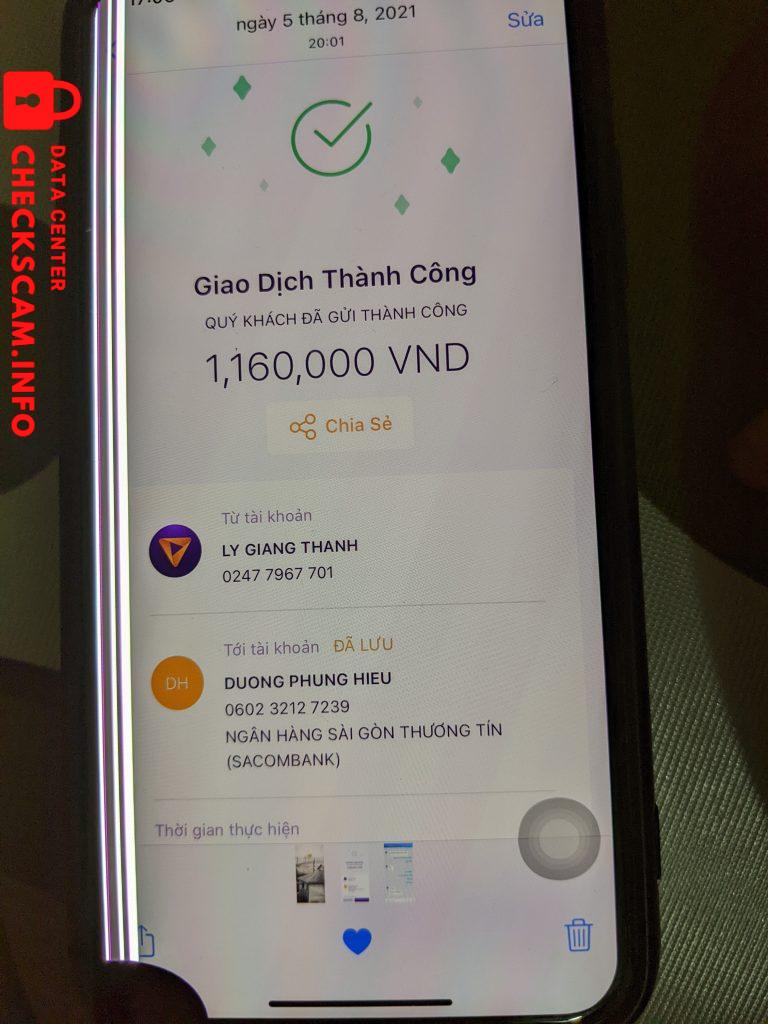 Bằng chứng chống lại Dương Phụng Hiếu