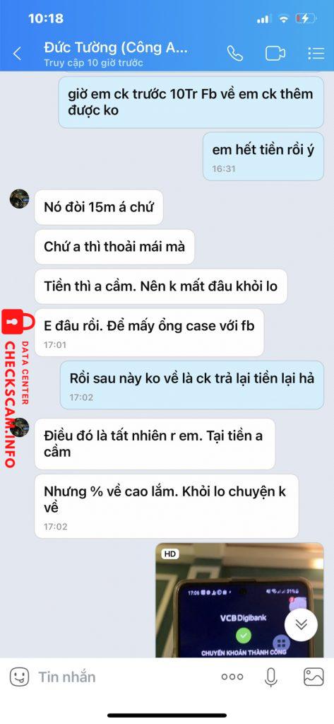 Bằng chứng chống lại Nguyễn Công Anh