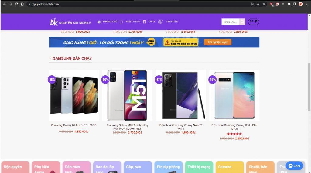 Bằng chứng chống lại Nguyenkimmobile.com