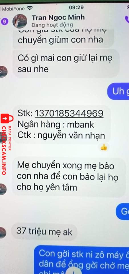 Bằng chứng chống lại NGUYỄN VĂN NHẠN