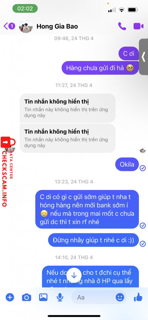 Bằng chứng chống lại Hong Gia Bao