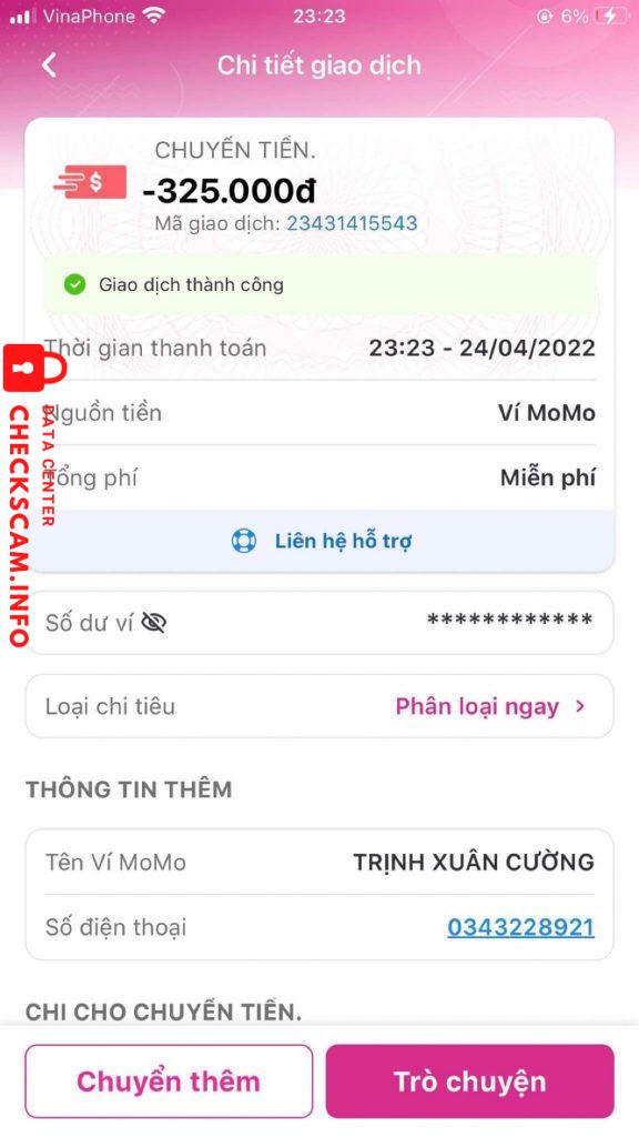 Bằng chứng chống lại Trịnh Xuân Cường