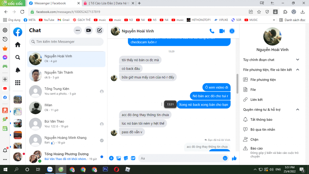 Bằng chứng chống lại Trần Văn Tình