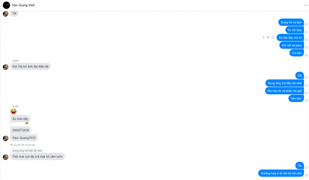 Bằng chứng chống lại Trần Quyền