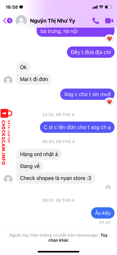 Bằng chứng chống lại NGUYEN DINH CHI