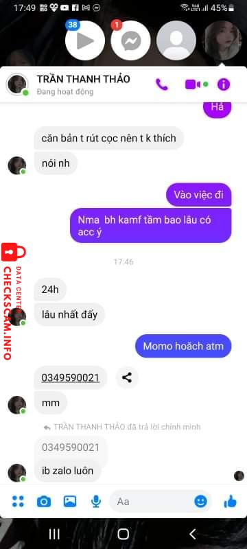 Bằng chứng chống lại Trần Thanh Thảo