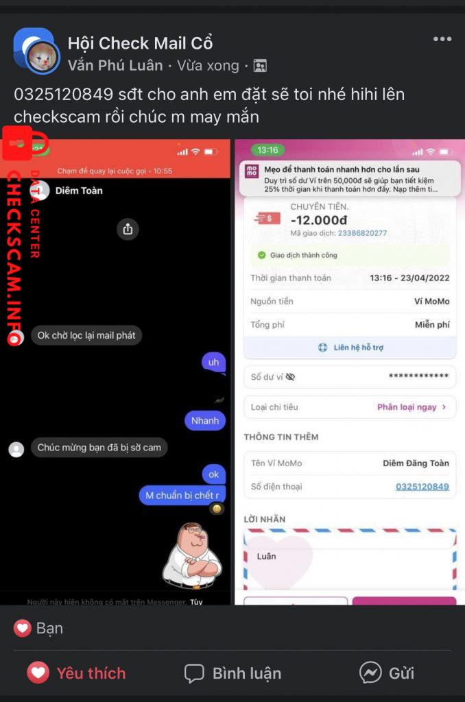 Bằng chứng chống lại Diêm Đăng Toàn