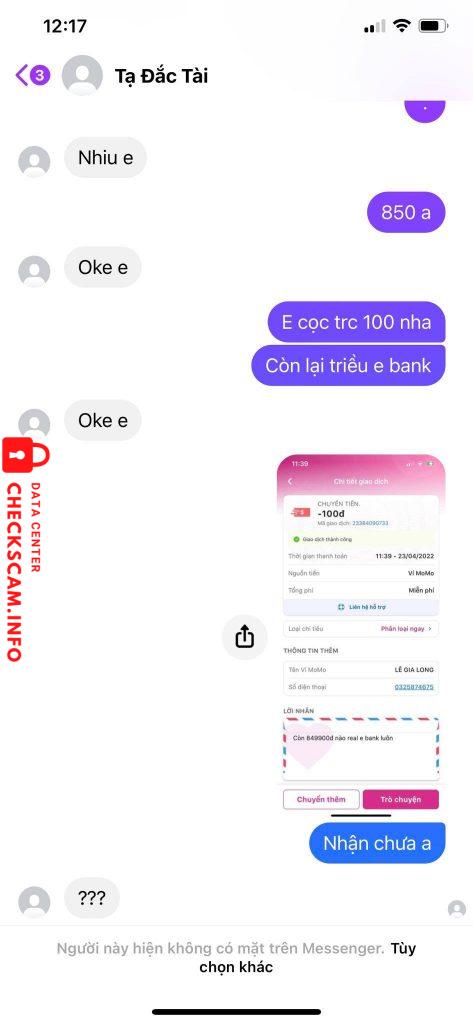 Bằng chứng chống lại Lê Gia Long