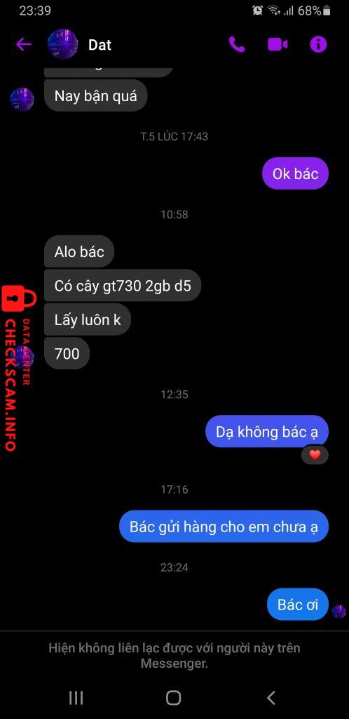 Bằng chứng chống lại Le Thanh Dat