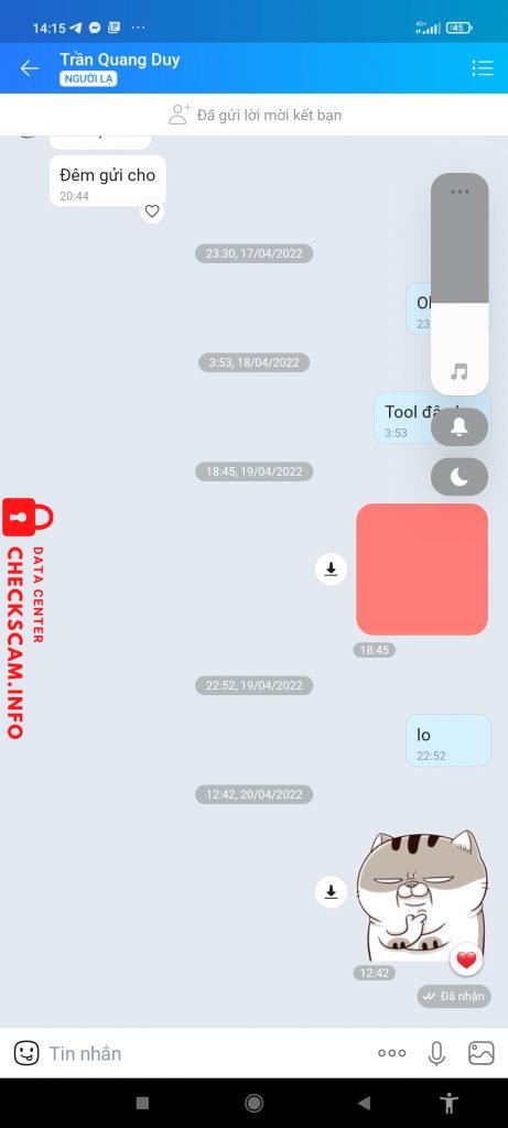 Bằng chứng chống lại Trần Bảo Duy