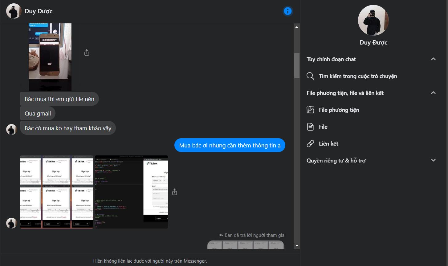 Bằng chứng chống lại LE DINH LUONG