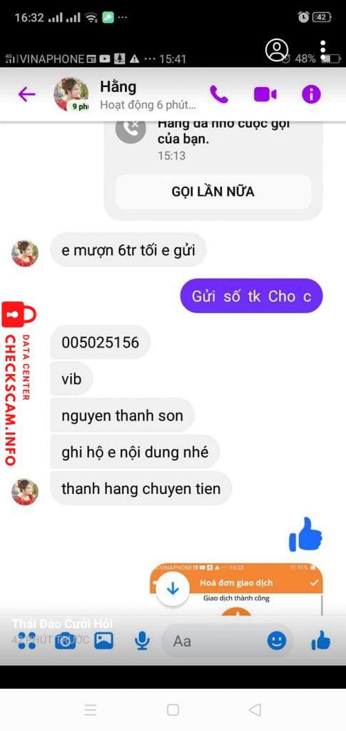 Preuves contre Nguyen Thanh Son