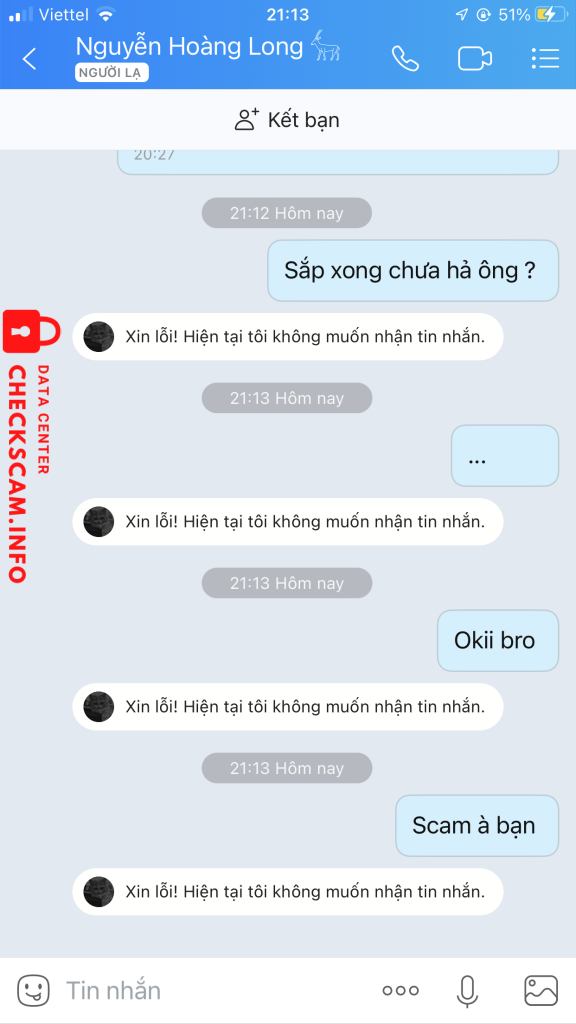 Preuves contre NGUYEN HOANG LONG