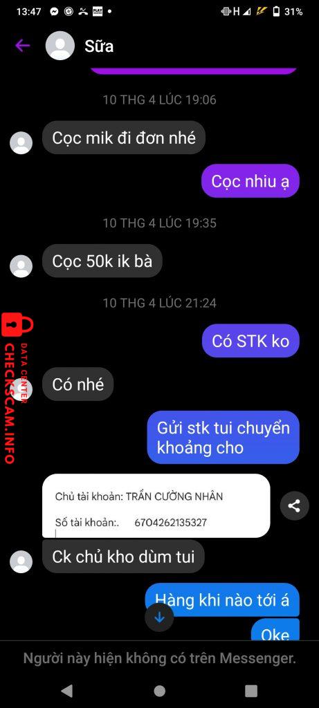 Preuves contre Trần Cường Nhân