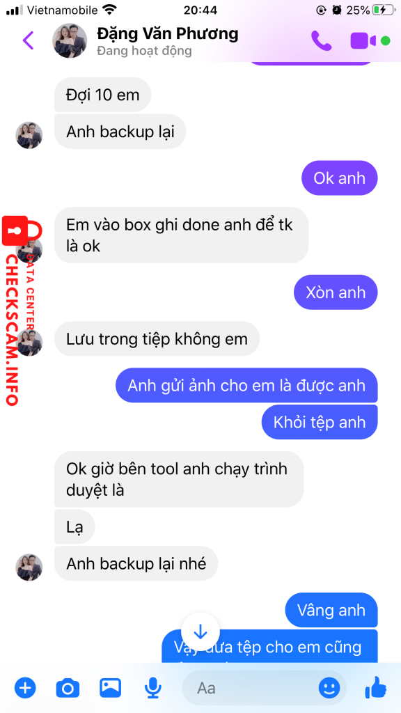 Preuves contre Đặng Văn Phương