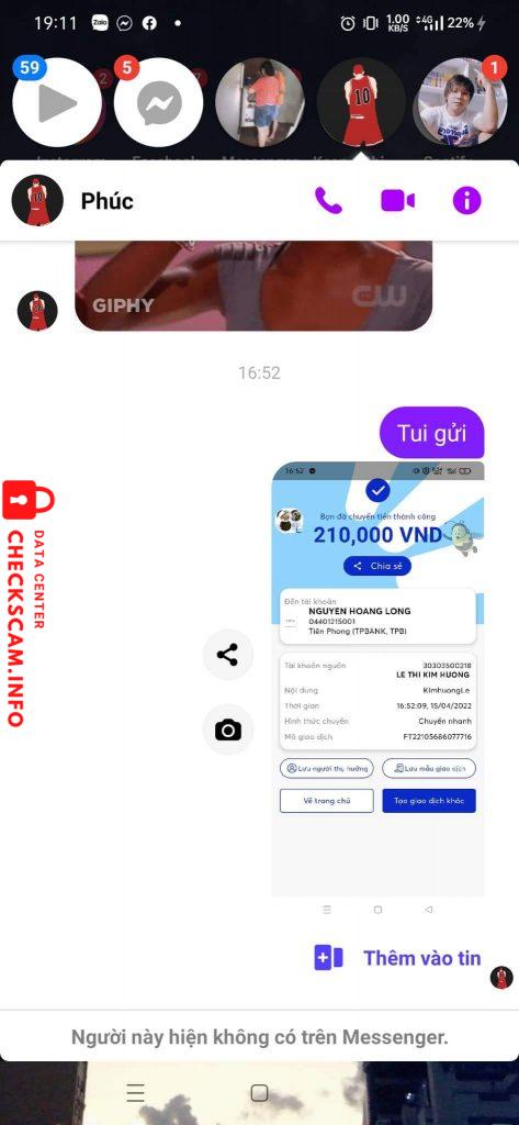 Preuves contre Nguyễn Hoàng Long